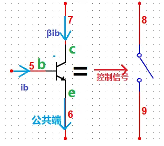 NPN三极管作为开关使用