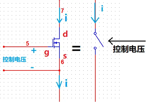 NMOS作为开关使用