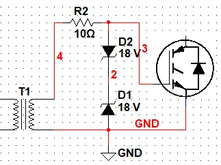 加入稳压管来保护IGBT