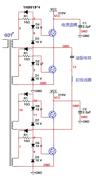 GDT驱动全桥